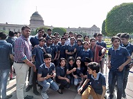 Students Visit to Mughal garden
